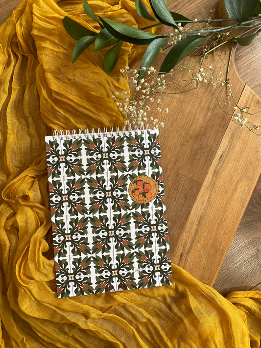 Haifa in Green Hard Notebook