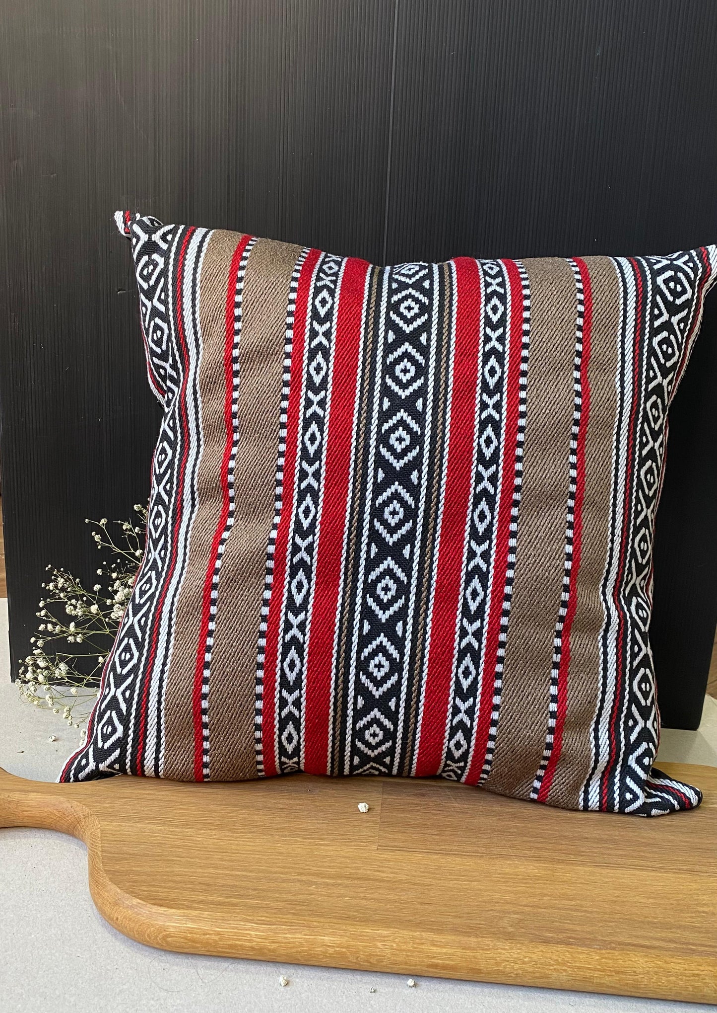 Colorful Tatreez Pillow Case 02