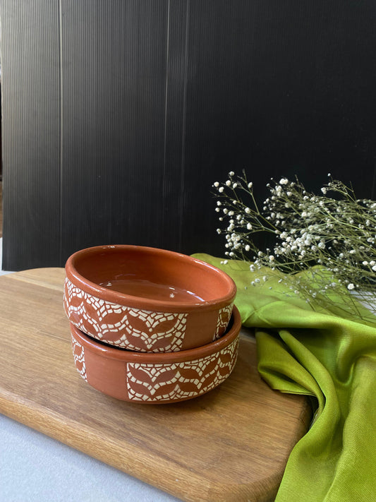 Brown keffiyeh Ceramic Bowl