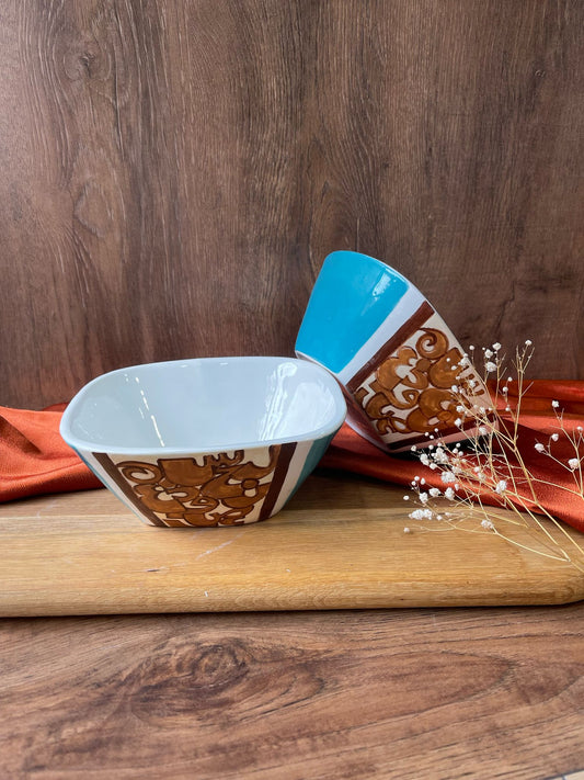 Ceramic Bowl With Islamic Designs