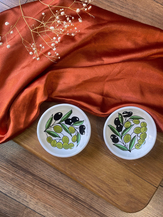 Tiny Olives Plate - Ceramic