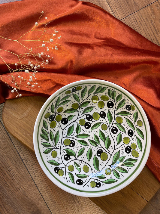 Olive Bowl Hebron ceramic