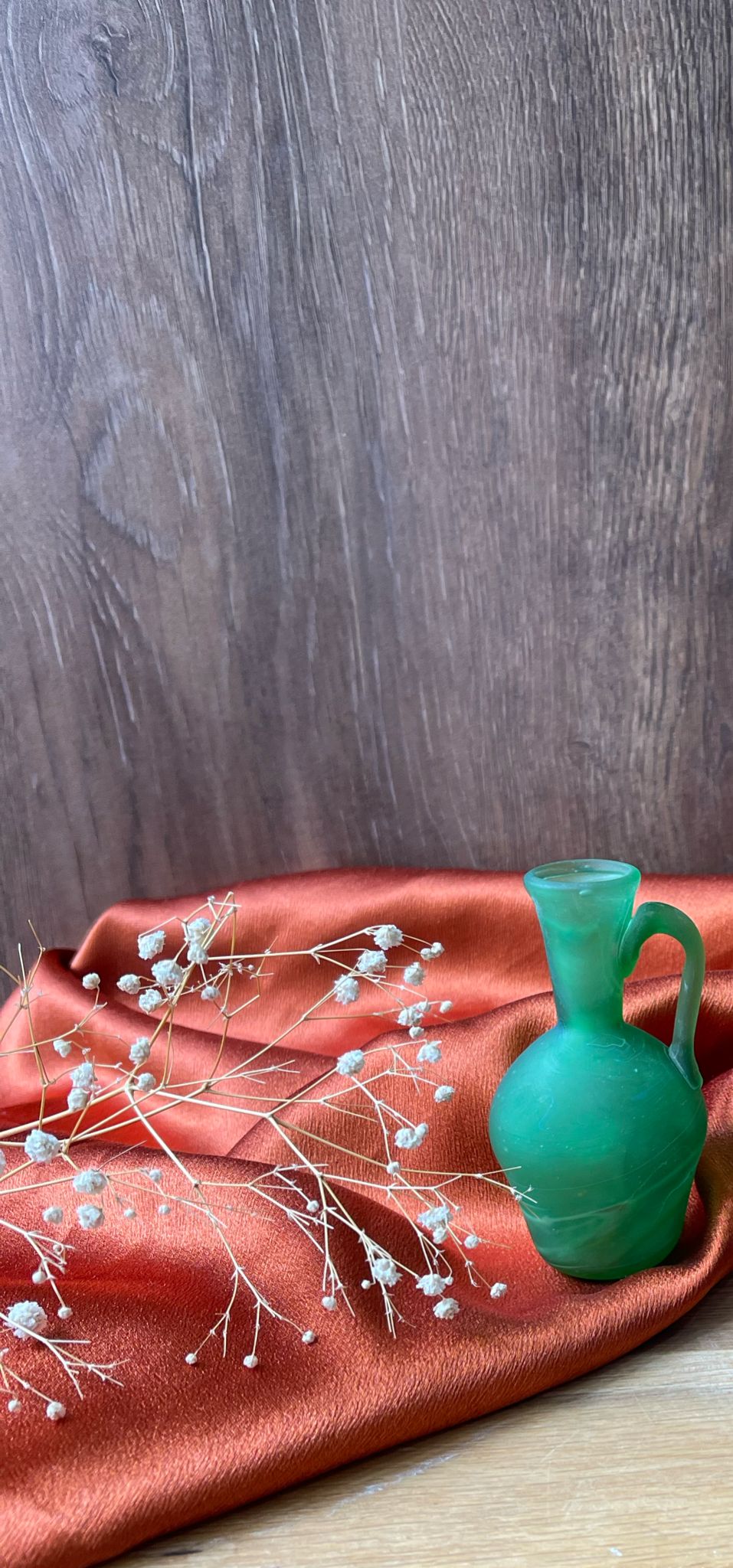 Tiny Green Phoenician Glass Vase