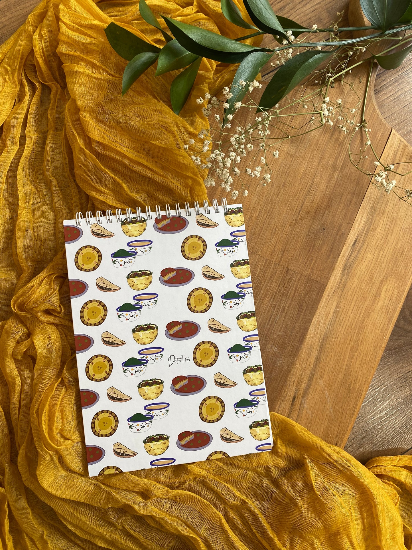 Pali Food Hard Notebook