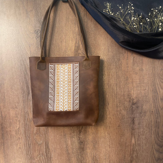 "Mama Rayan " Leather Mini Tote-Bag