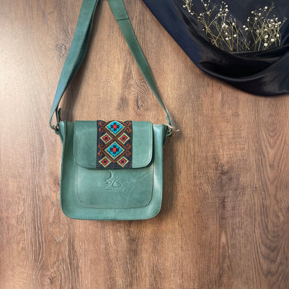 "Khalti Samia" Leather CrossBody Purse