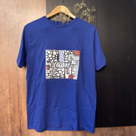 Blue Black Goat T-Shirt 02