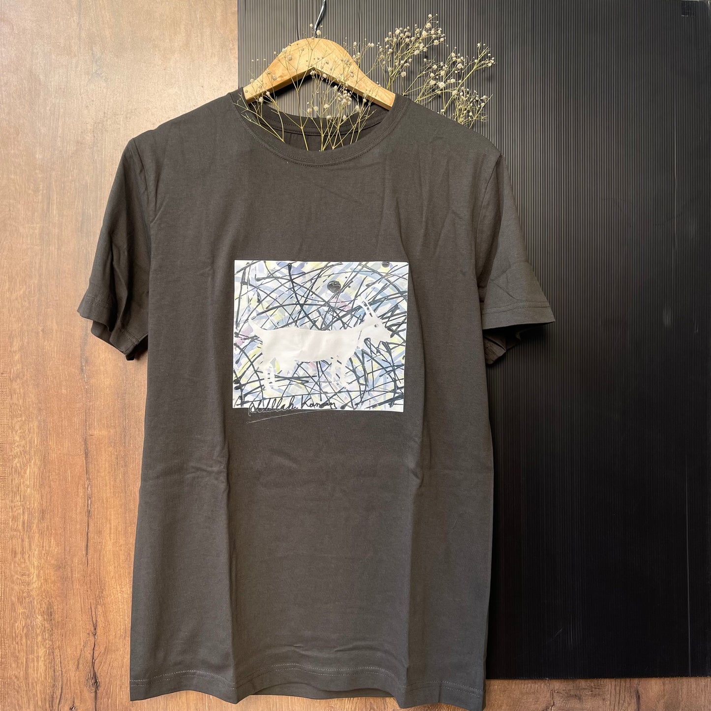 Gray Black Goat T-Shirt