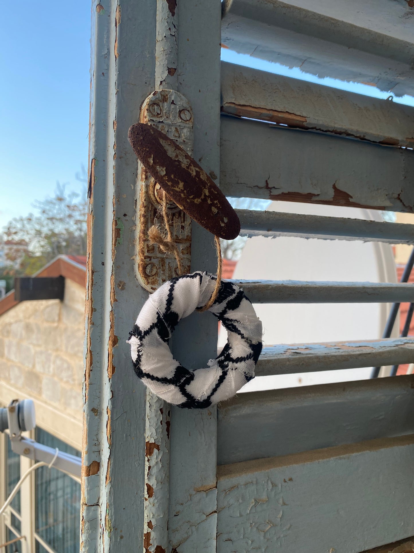 Recycled Handwoven Medium Kuffiyeh Ornament