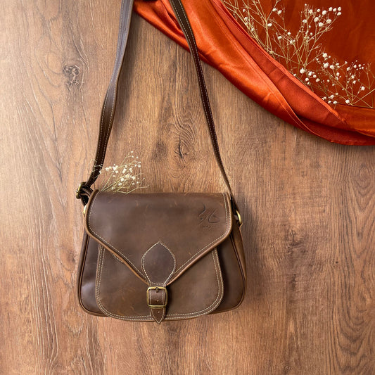 ''Siedo Sameer'' Medium Leather Bag