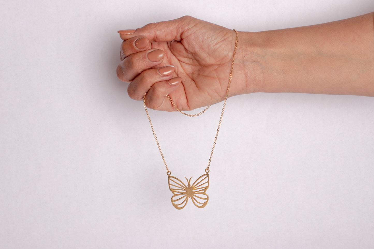 The Delicate Butterfly Necklace- By Israa Kassem