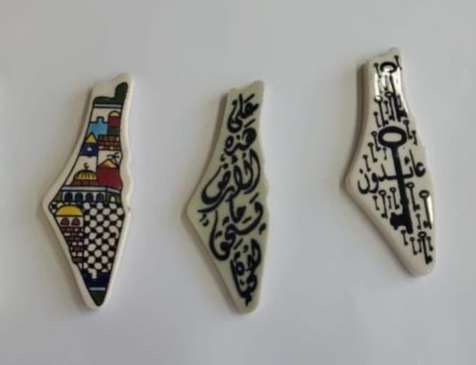 Handpainted Ceramic Magnets