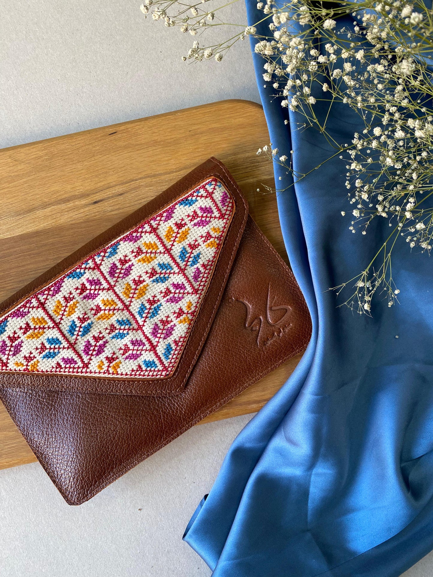 "Benti Kholod" Leather Clutch