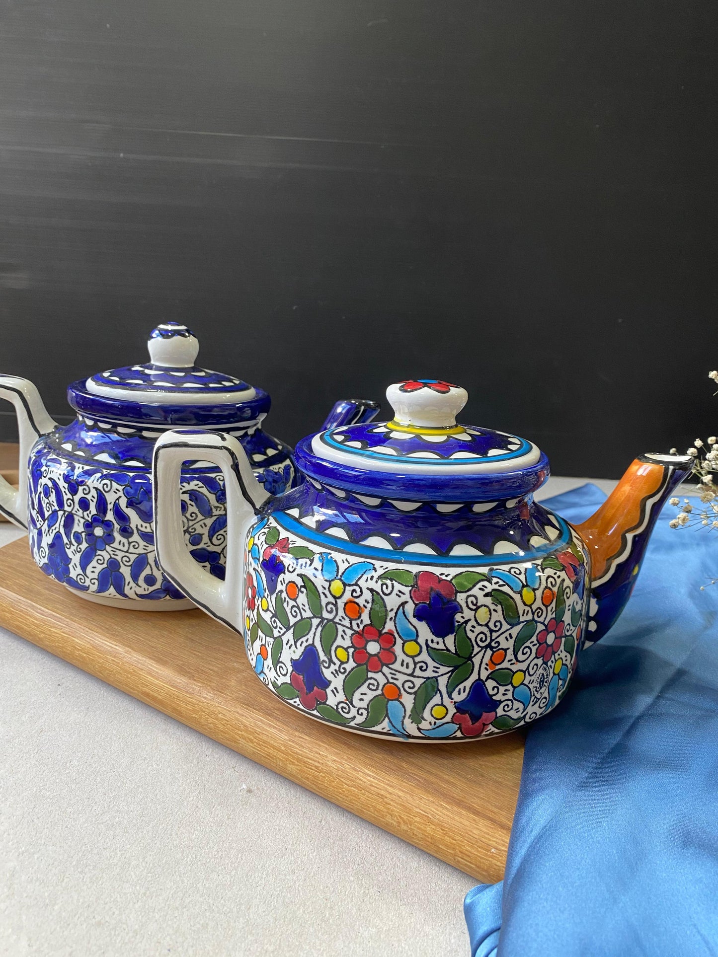 LARGE Hebron CERAMIC TEAPOT