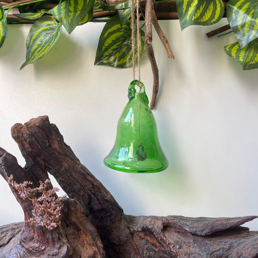 Light Green Hebron Glass Bell