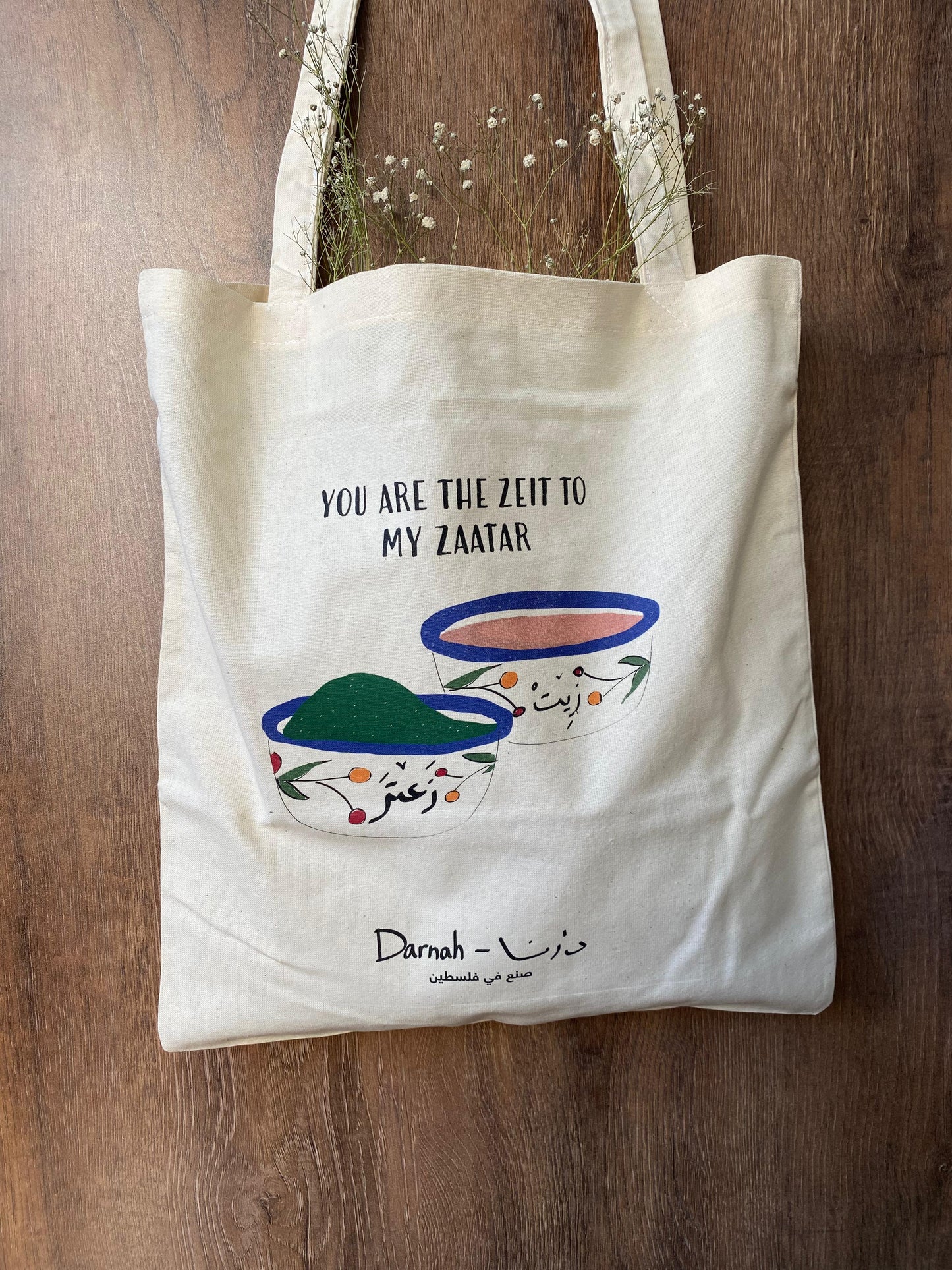 You are the zeit to My zaatar Tote Bag