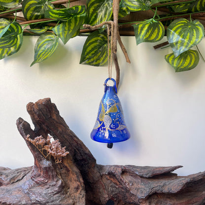 Dark Blue Hebron Glass Bell