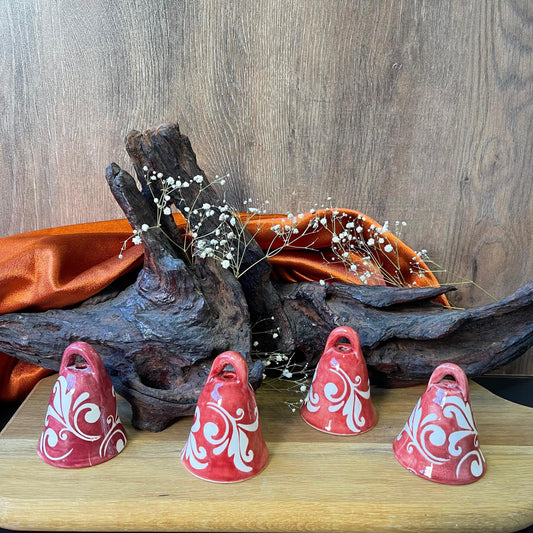 Handmade Ceramic Bell Ornaments