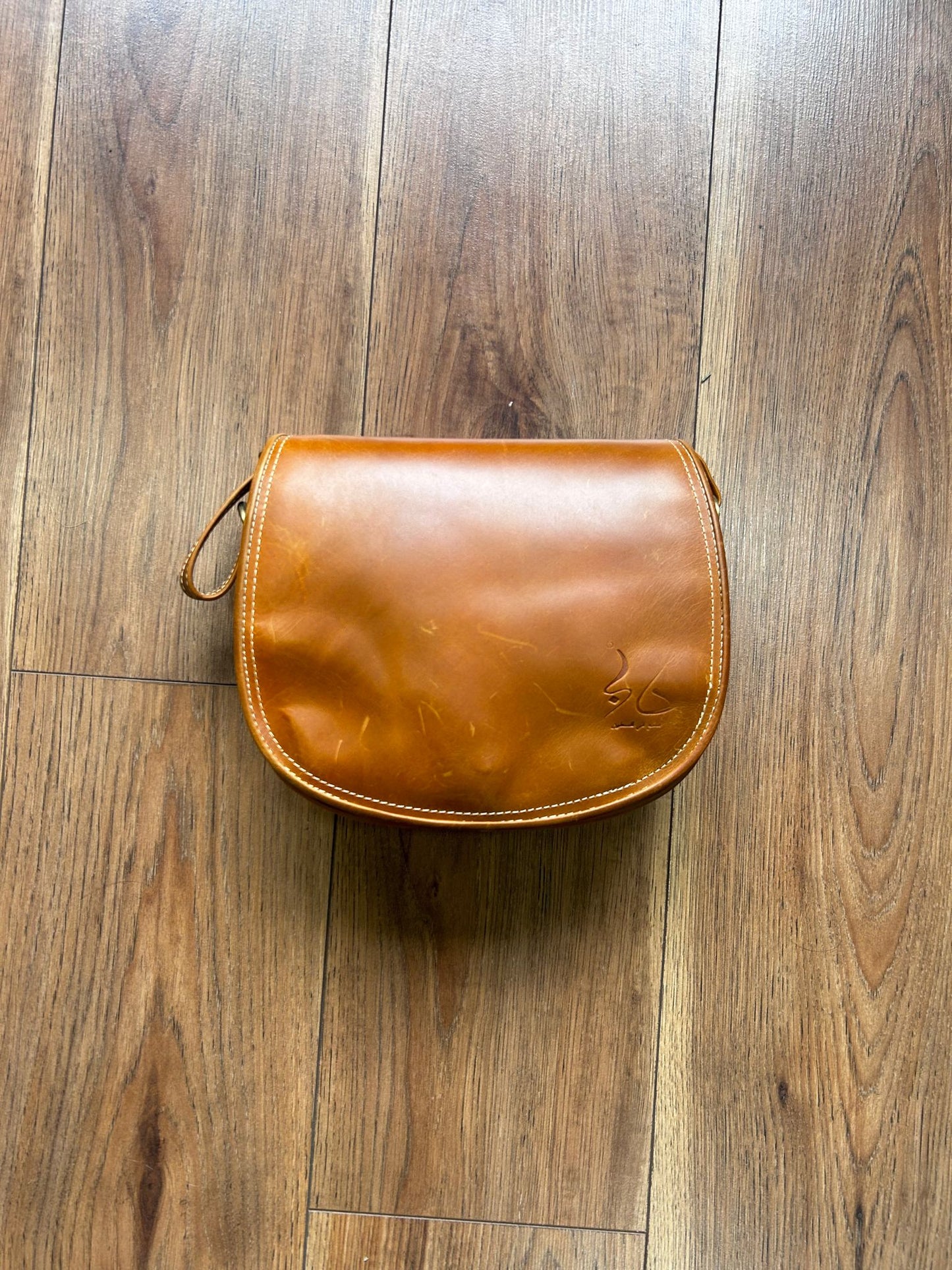 “Teta Nadia” Medium Leather Bag